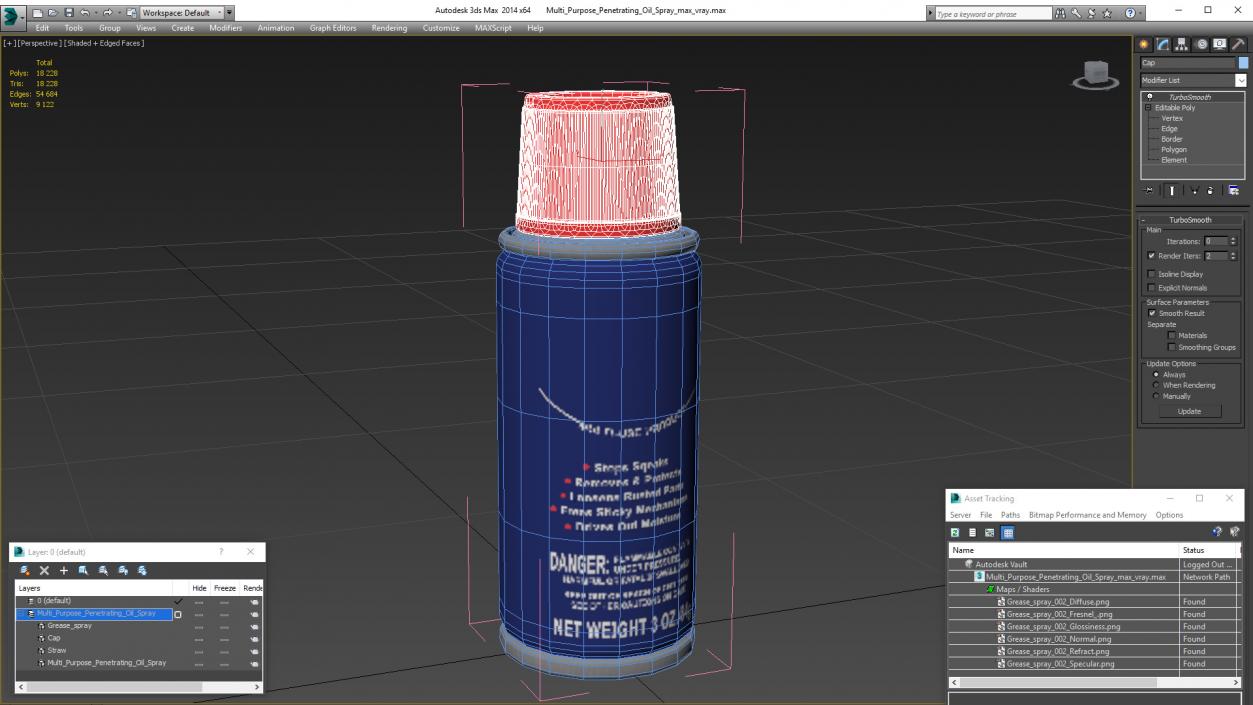 3D model Multi Purpose Penetrating Oil Spray