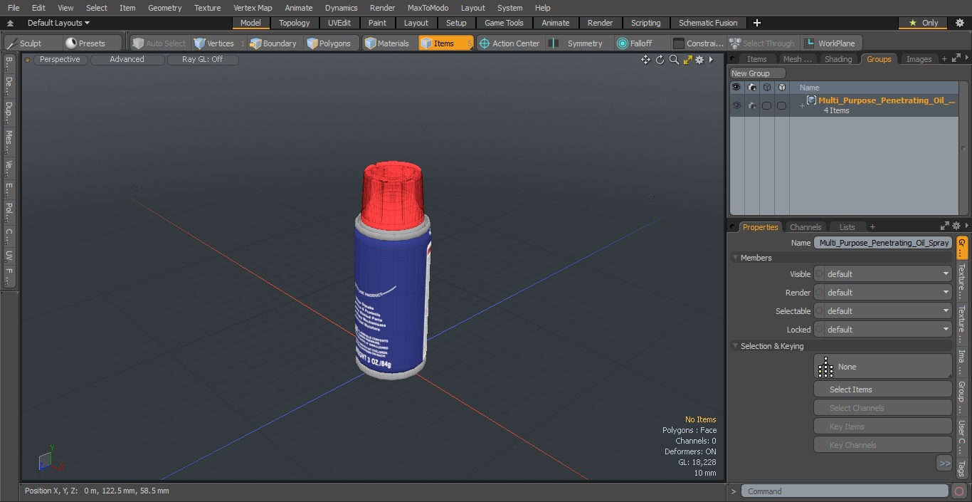 3D model Multi Purpose Penetrating Oil Spray