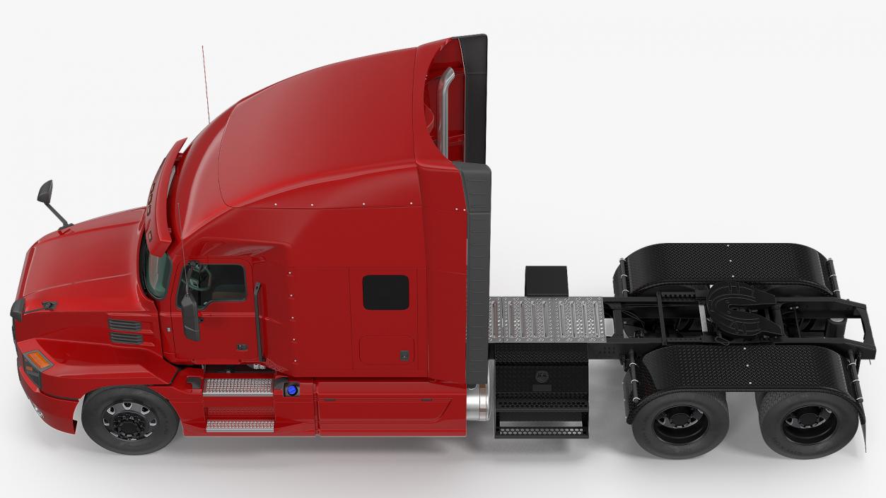 3D Semi Truck with Trailer Generic