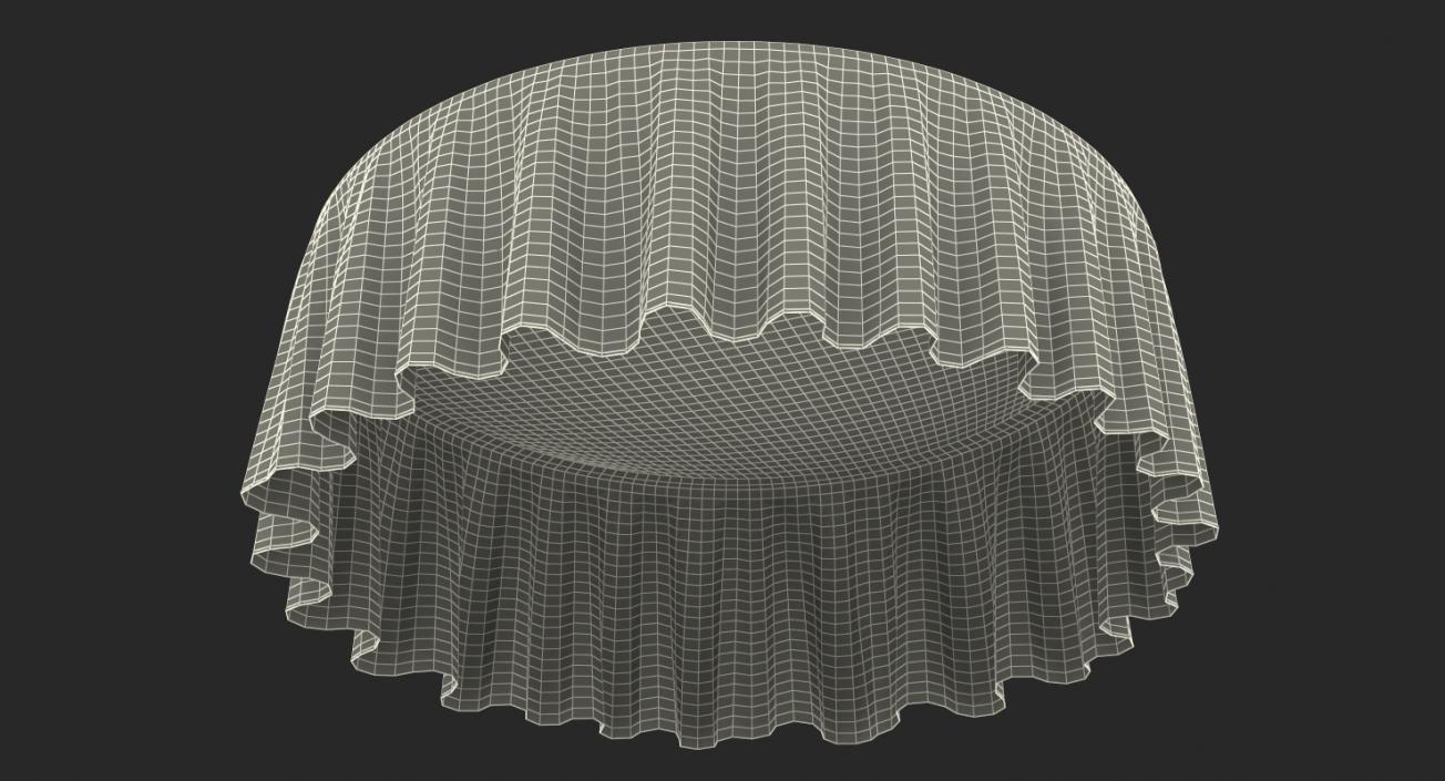 3D Round TableCloth 2 model