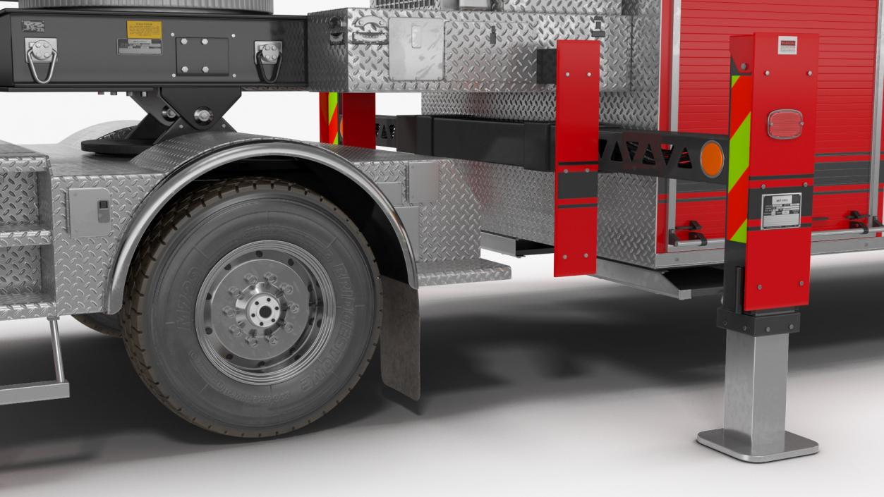 3D model Velocity Ascendant Black Fire Truck