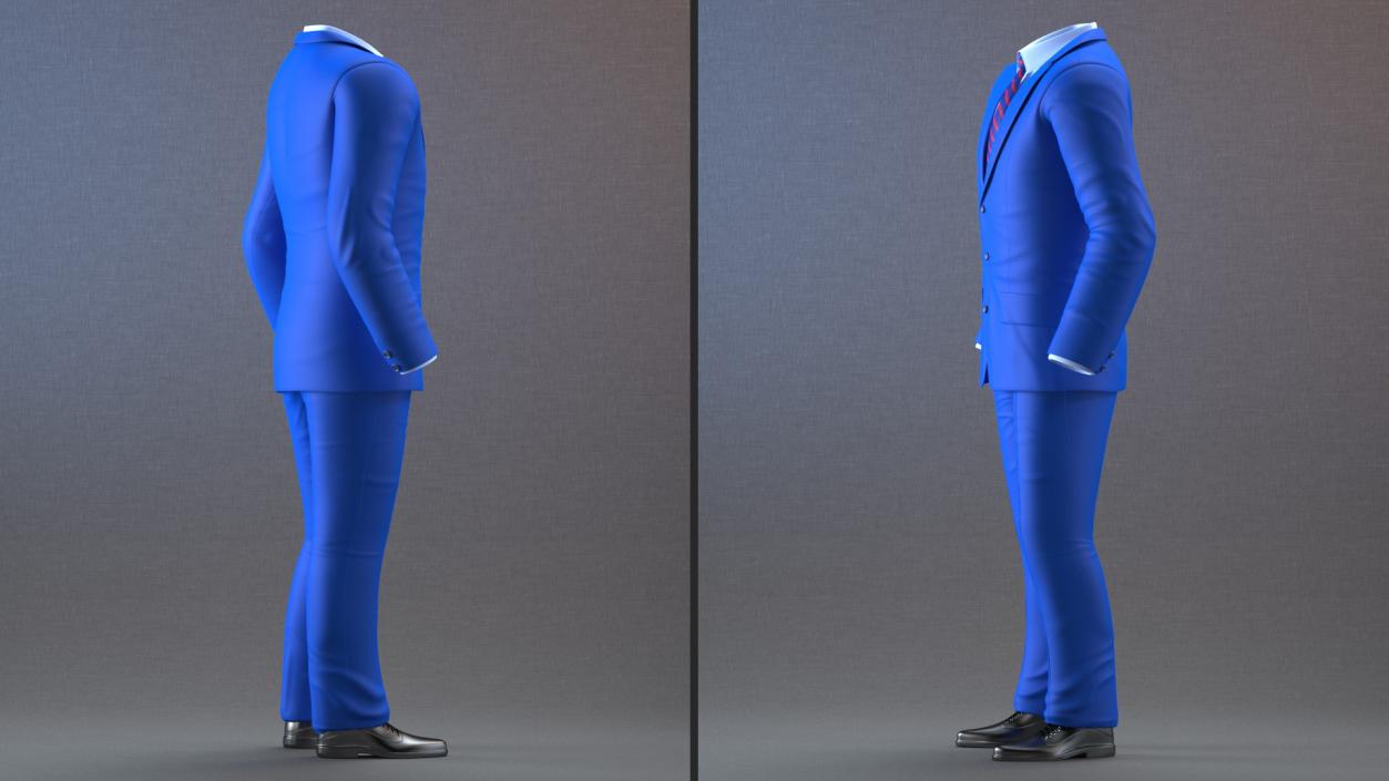 3D Cartoon Business Suit