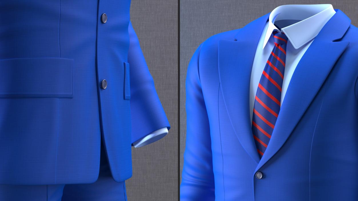 3D Cartoon Business Suit