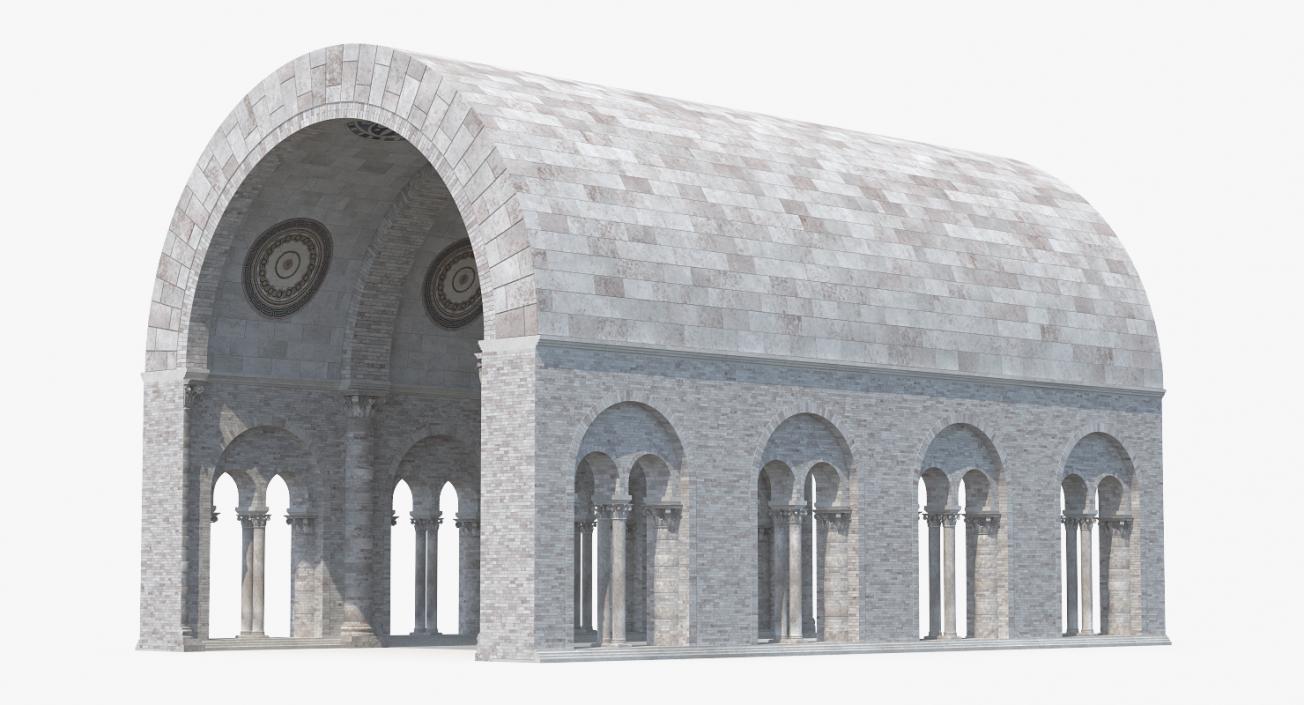 3D Barrel Vault Greco Roman 2