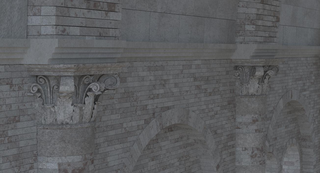 3D Barrel Vault Greco Roman 2