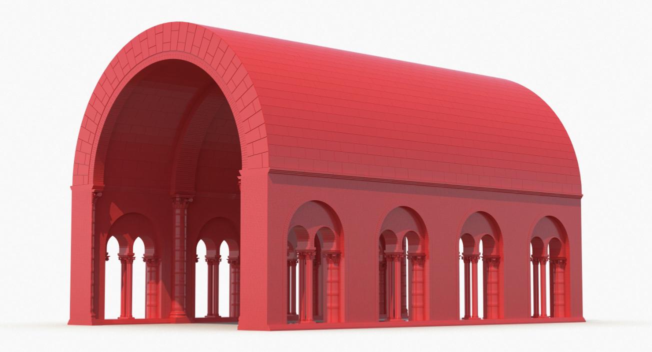 3D Barrel Vault Greco Roman 2