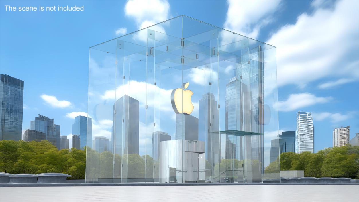 3D model Apple Store Fifth Avenue New York 2