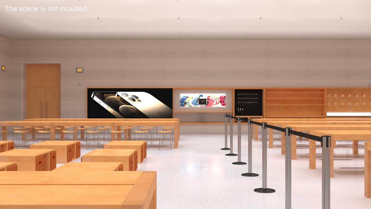 3D model Apple Store Fifth Avenue New York 2