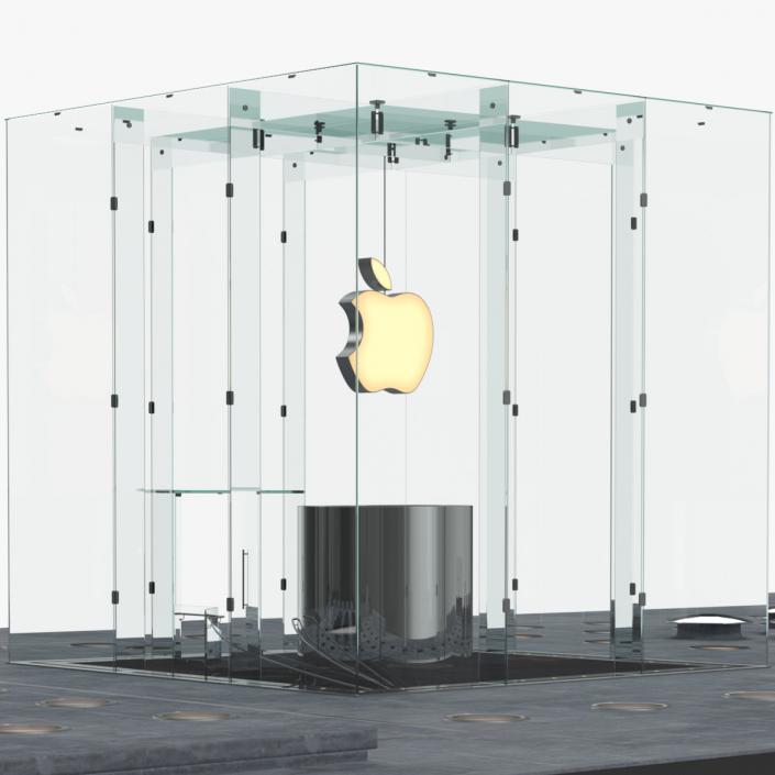 3D model Apple Store Fifth Avenue New York 2