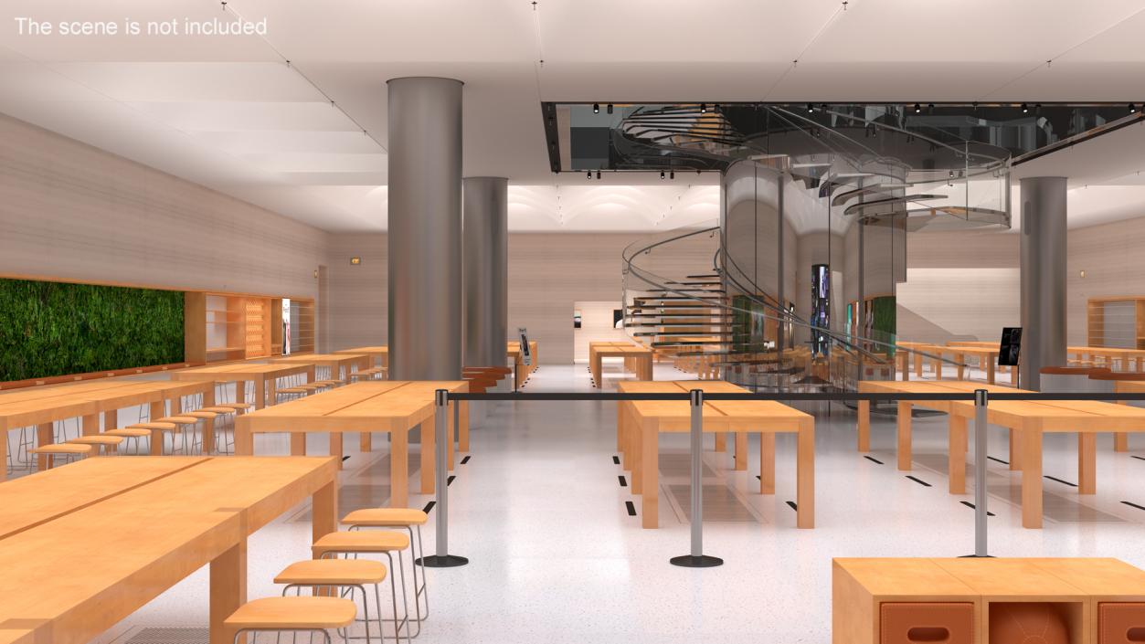 3D model Apple Store Fifth Avenue New York 2