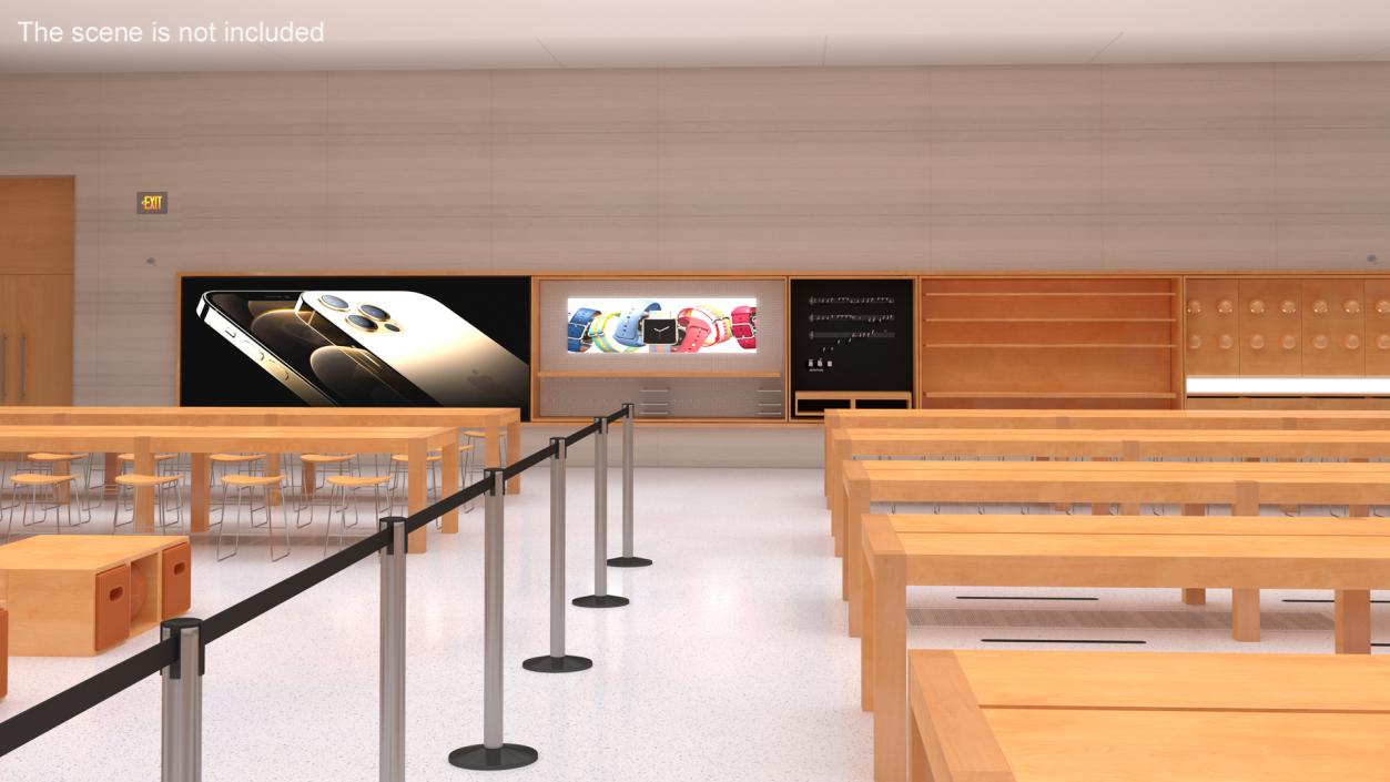 3D model Apple Store Fifth Avenue New York 2