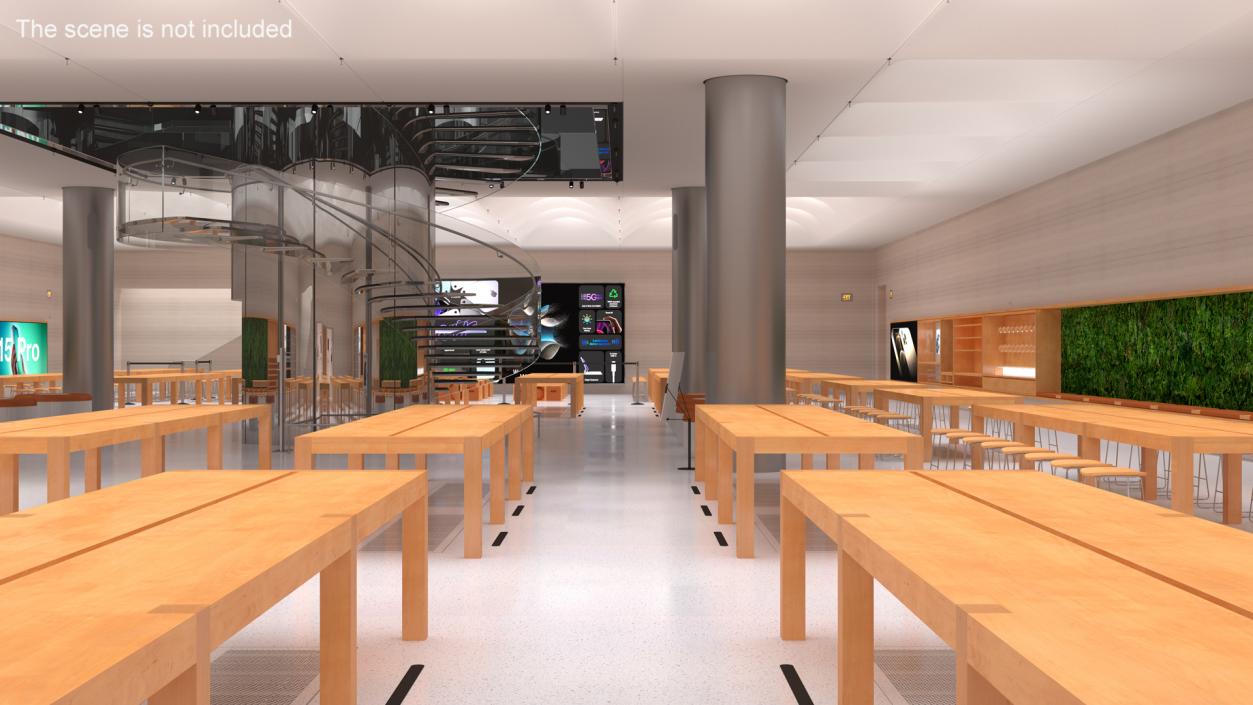 3D model Apple Store Fifth Avenue New York 2