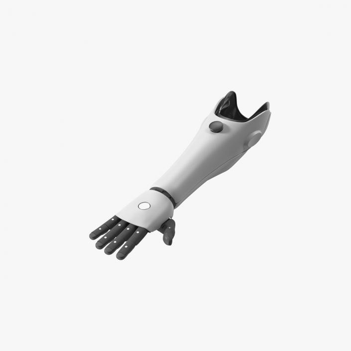 3D model Prosthetic Arm Rigged for Cinema 4D