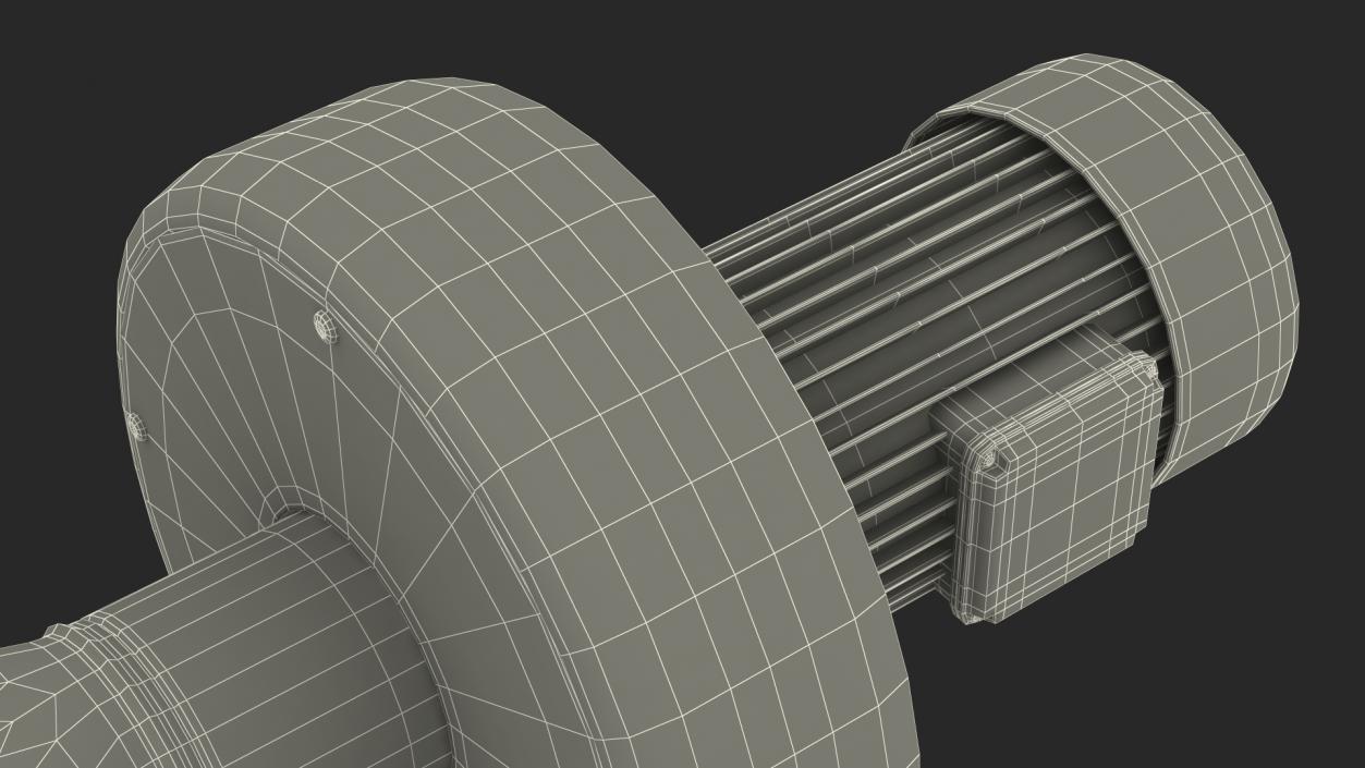 Exhaust Fume Extraction System Twin Duct Rigged 3D