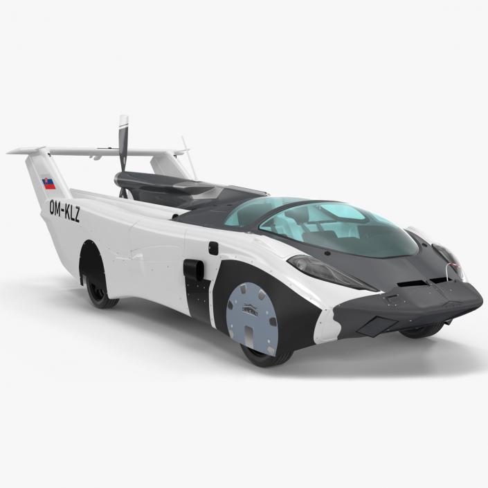 AirCar Rigged for Cinema 4D 3D