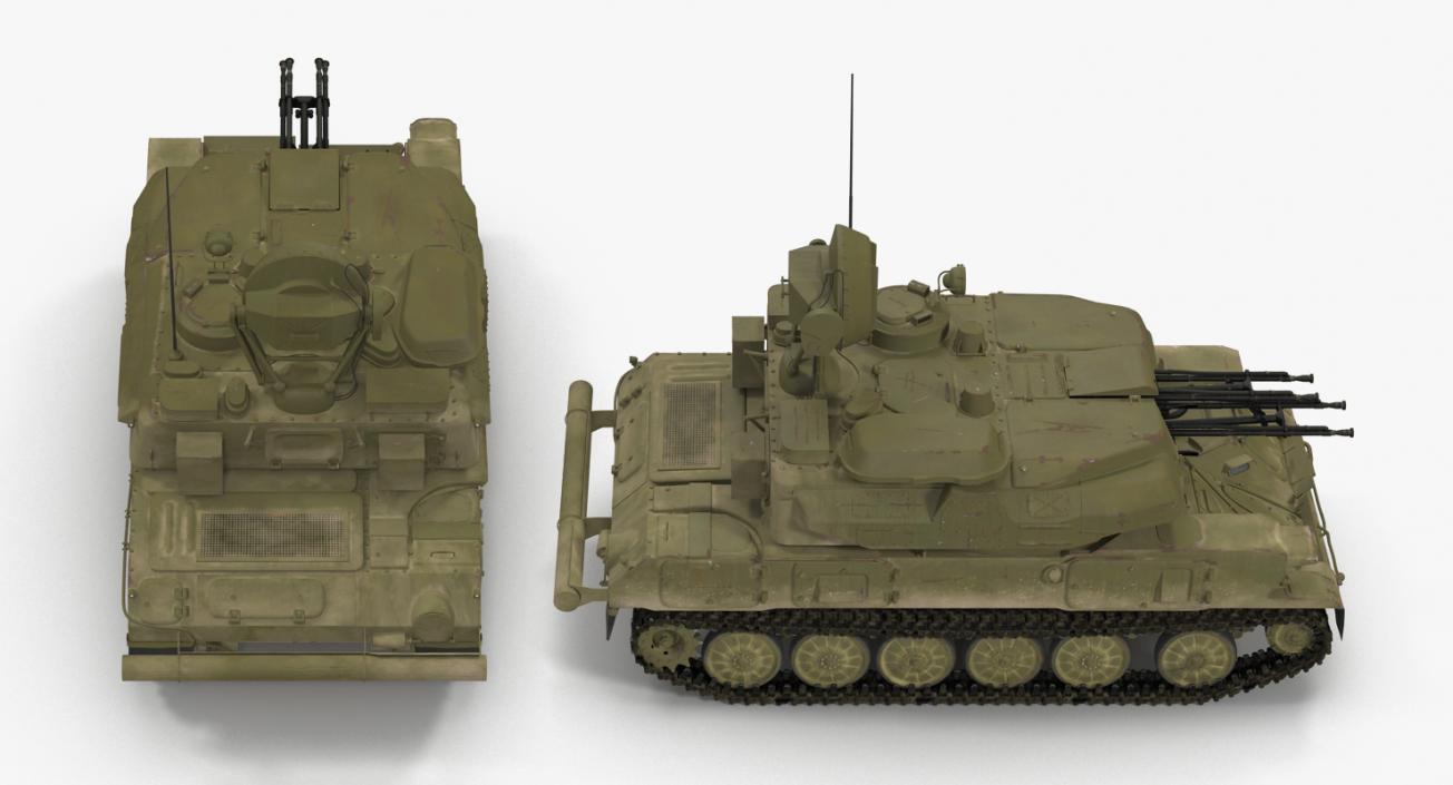 Anti Aircraft Tank ZSU 23 Shilka 3D