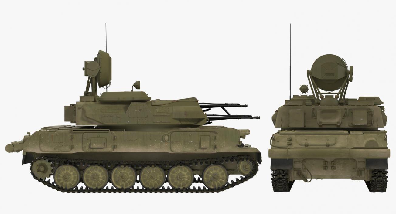 Anti Aircraft Tank ZSU 23 Shilka 3D