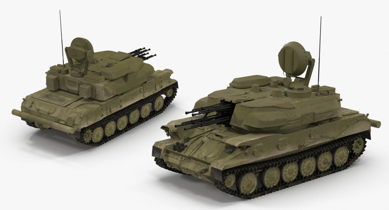 Anti Aircraft Tank ZSU 23 Shilka 3D