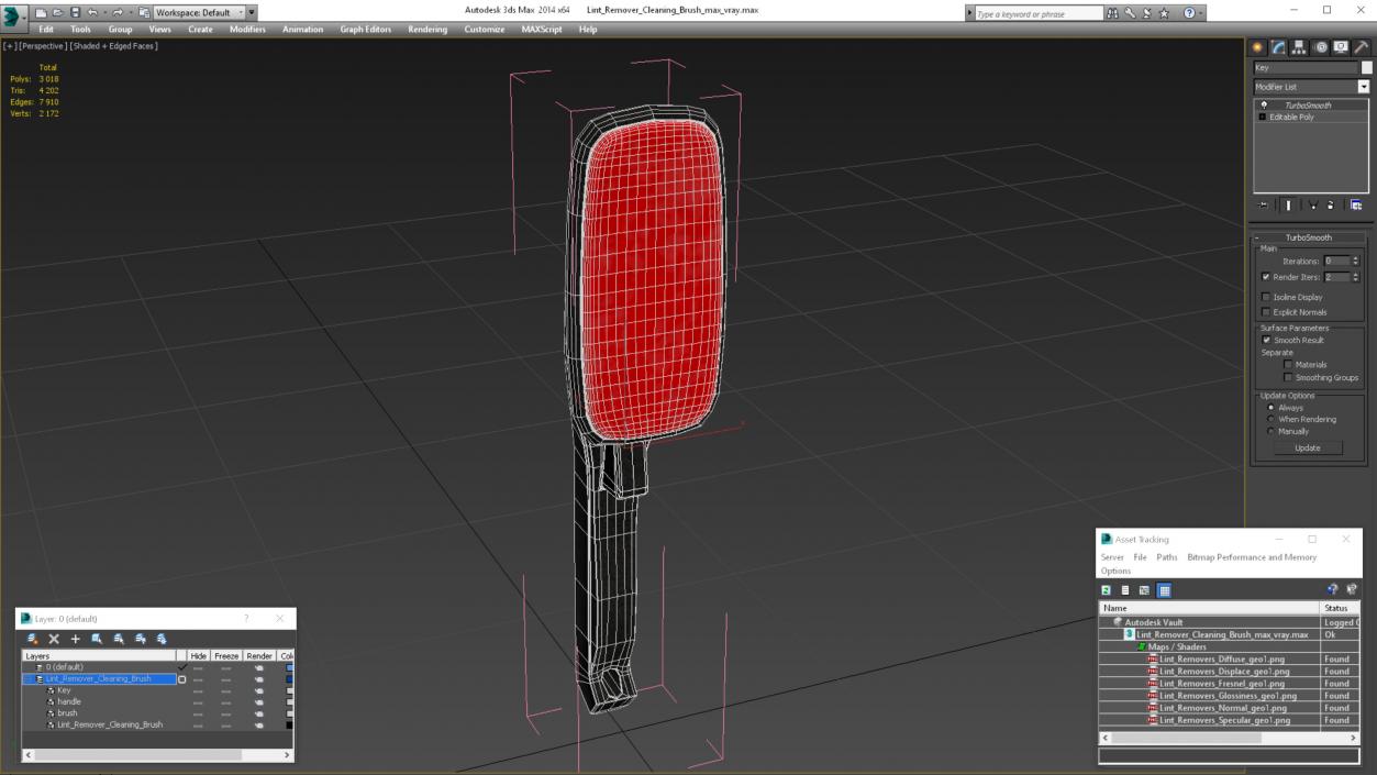 Lint Remover Cleaning Brush 3D