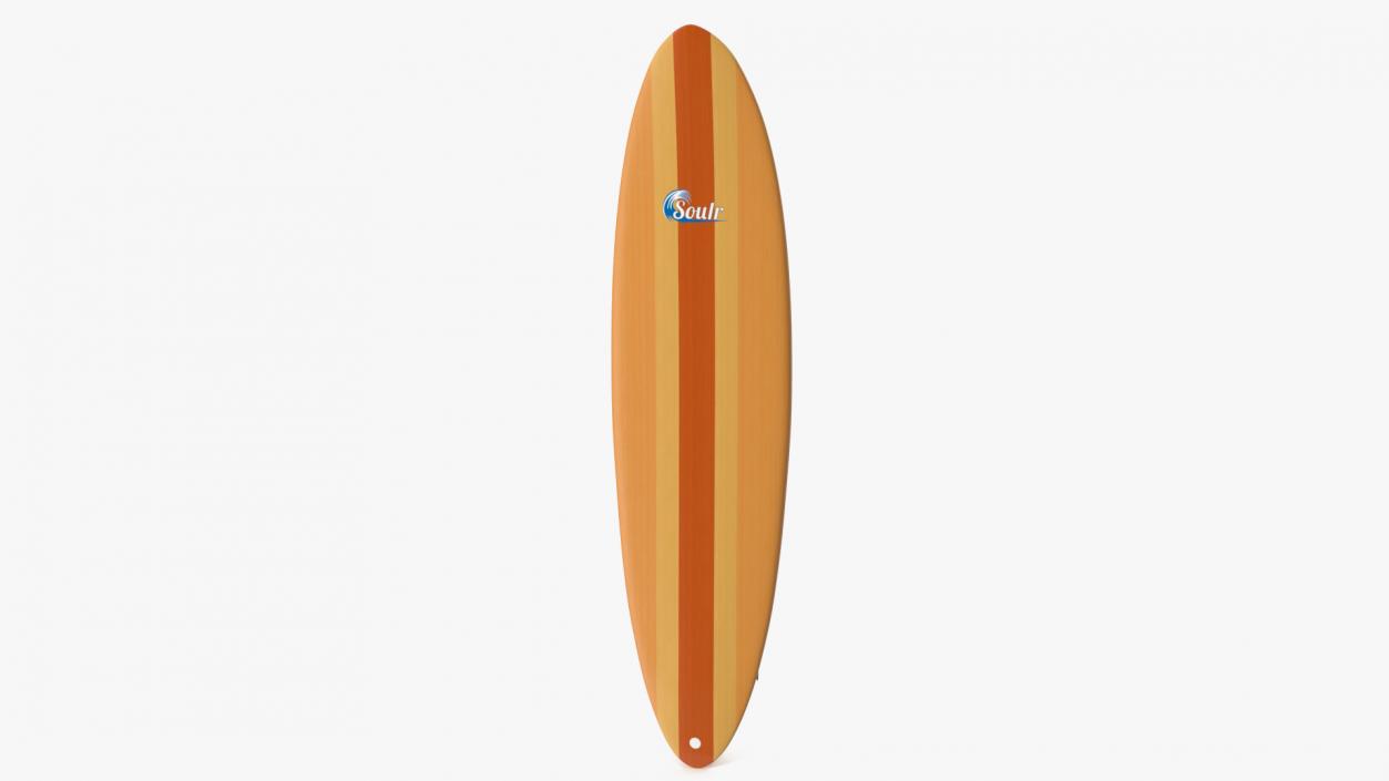 3D model Hybrid Funboard Surfboard