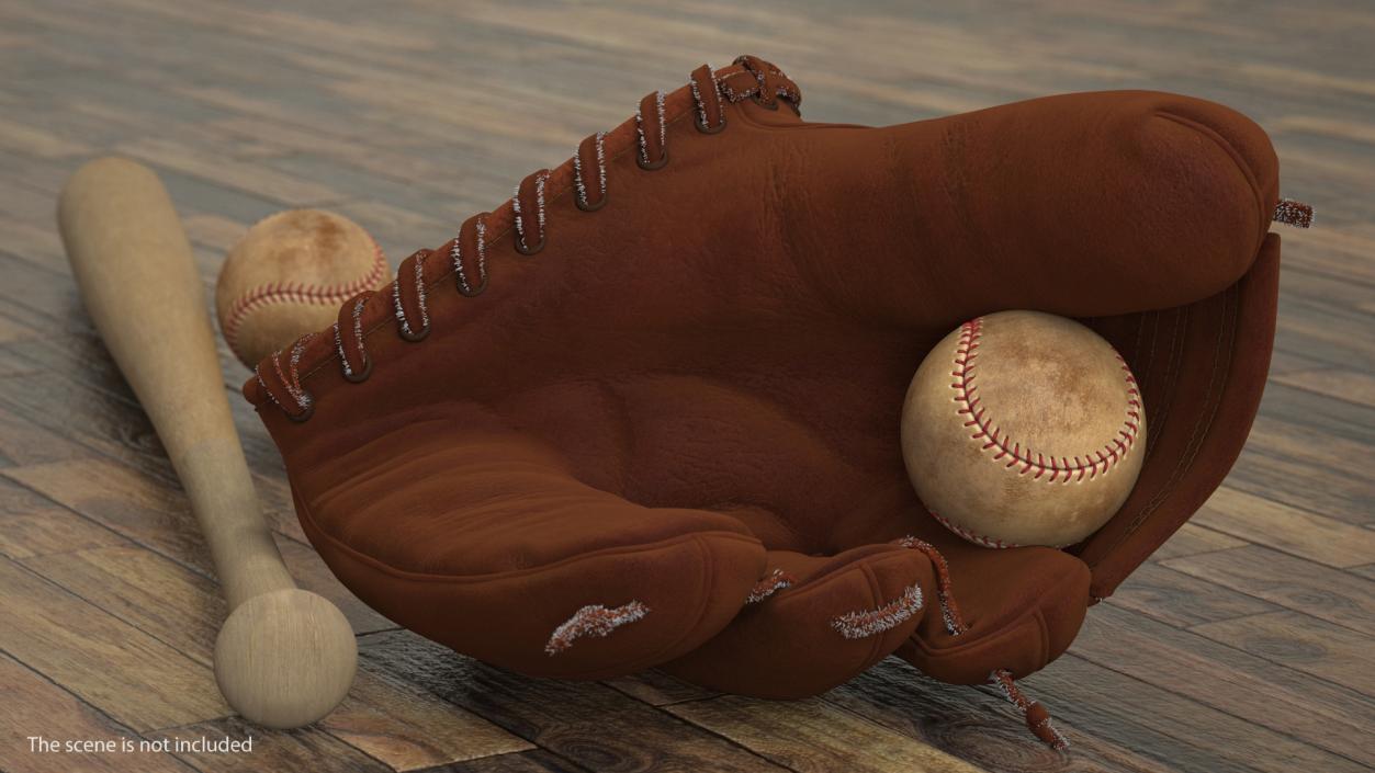 3D Baseball Gloves 3D Models Collection