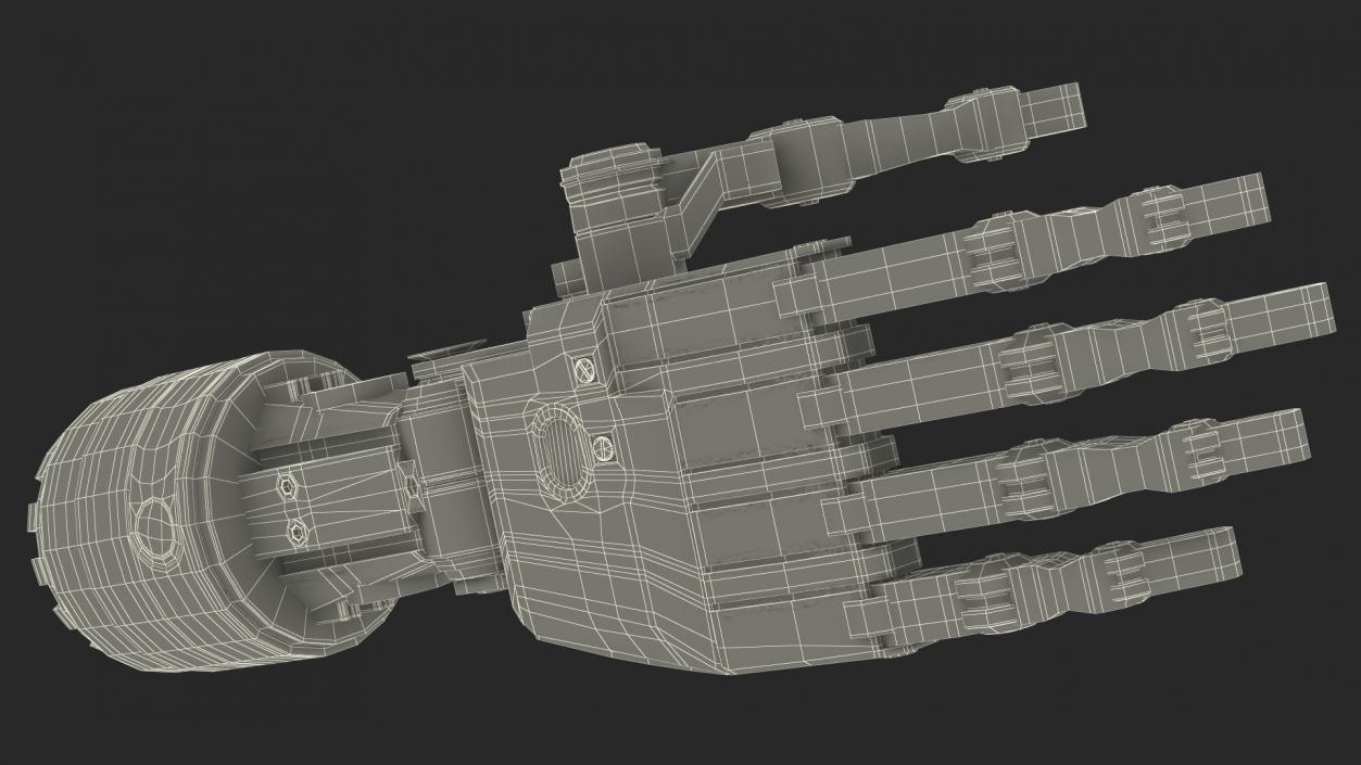 3D model Mechanical Hand