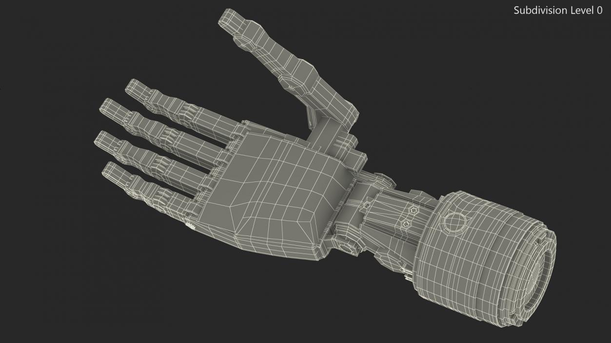 3D model Mechanical Hand