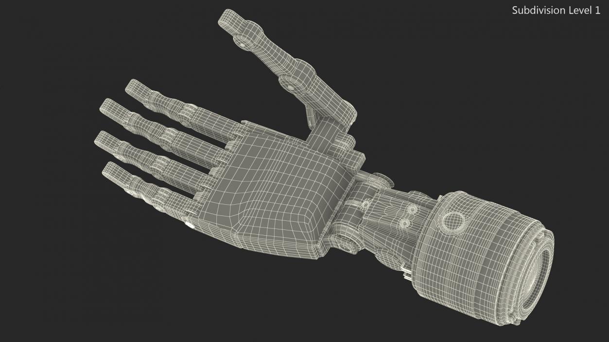 3D model Mechanical Hand