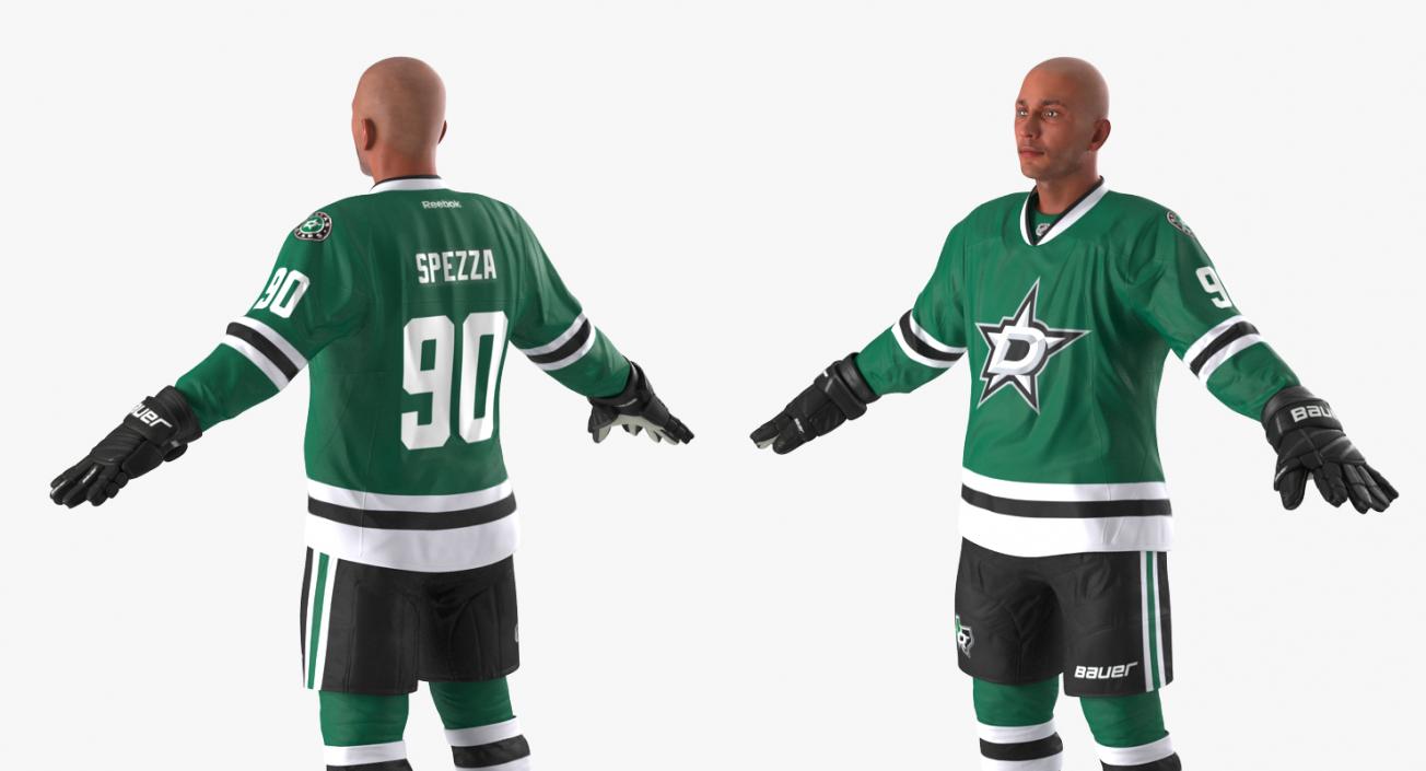 Hockey Player Stars 3D model