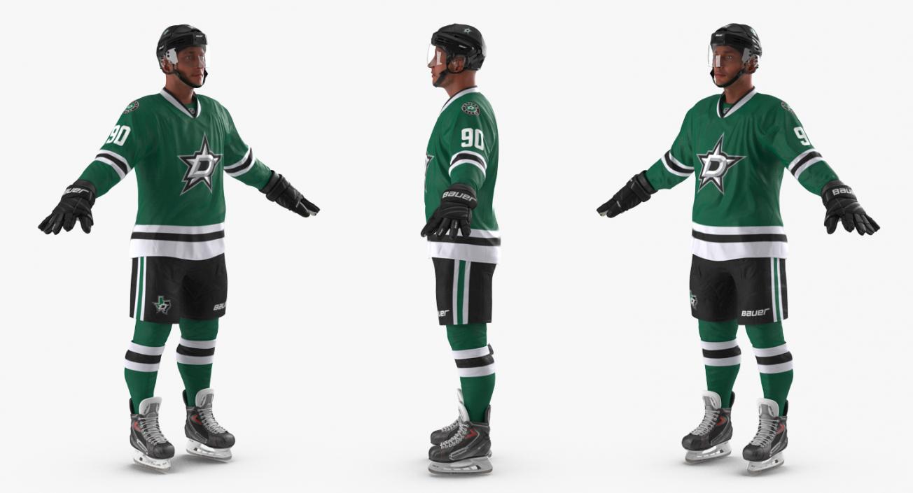 Hockey Player Stars 3D model