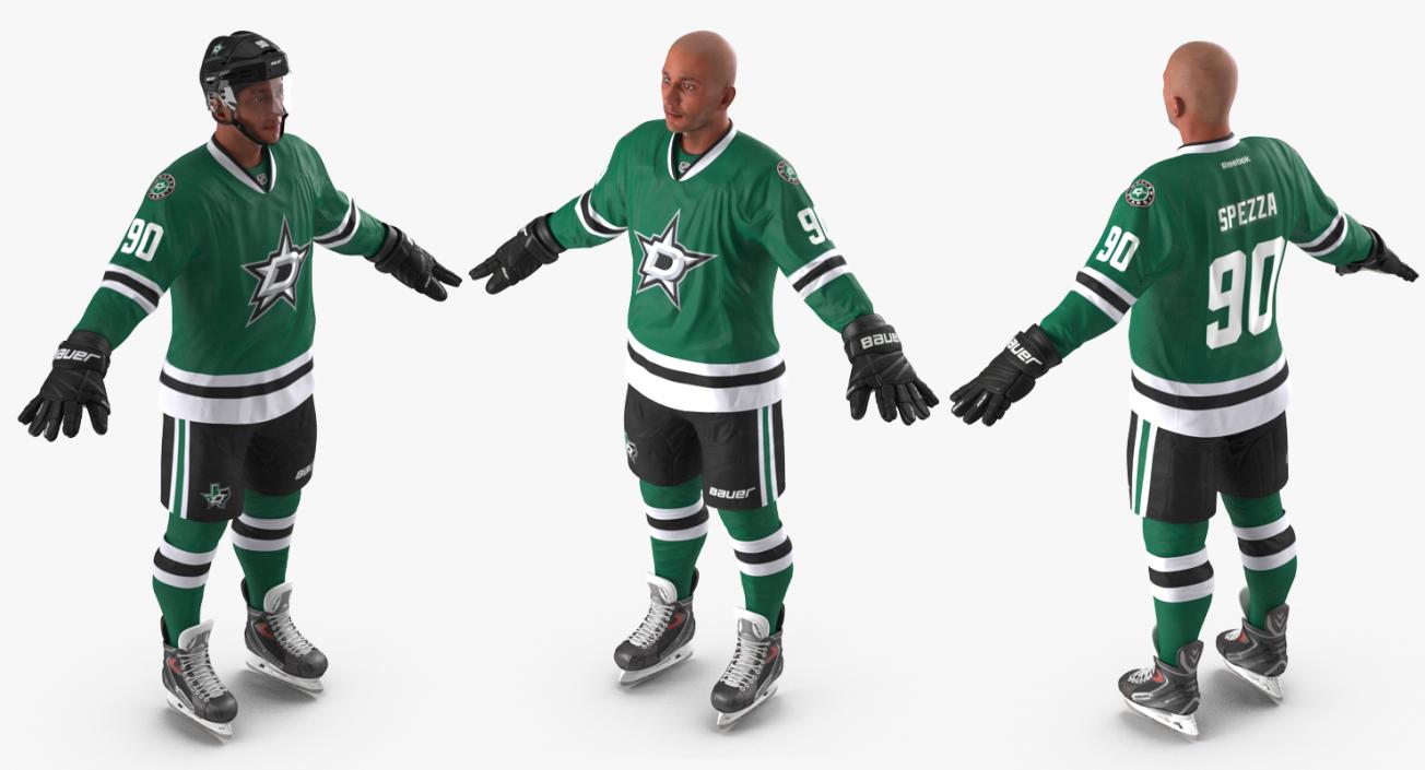 Hockey Player Stars 3D model