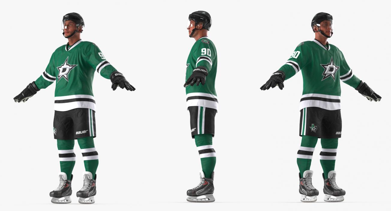 Hockey Player Stars 3D model