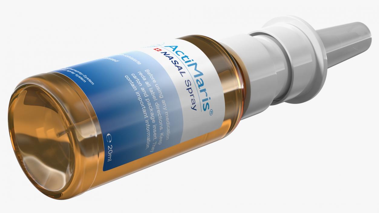 3D ActiMaris NASAL Spray Bottle model