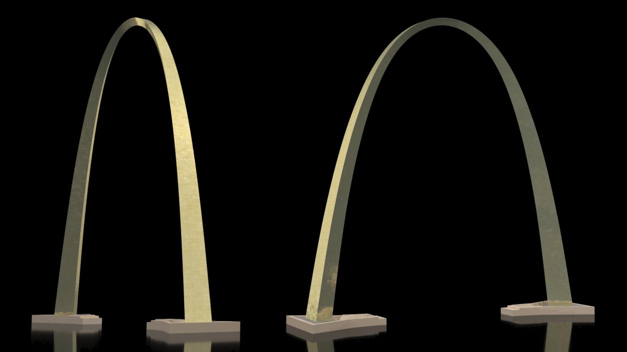 3D model Golden Arch Monument