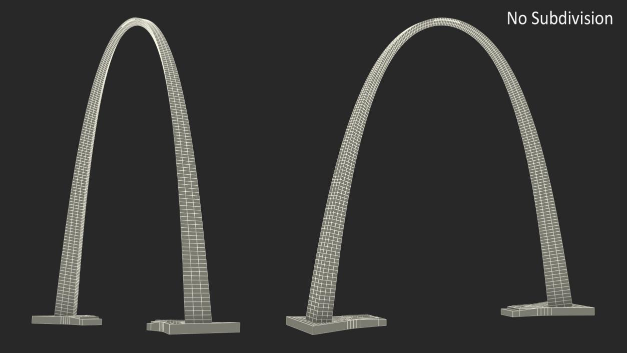 3D model Golden Arch Monument