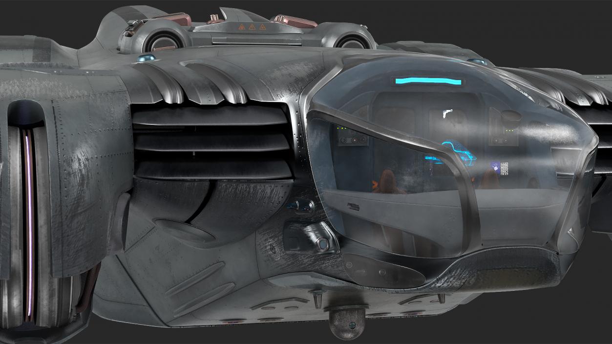 3D model Sci Fi Dropship