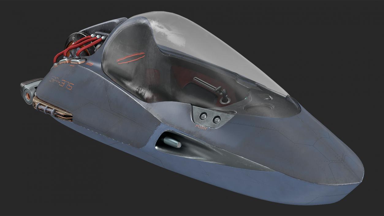 3D model Sci Fi Dropship