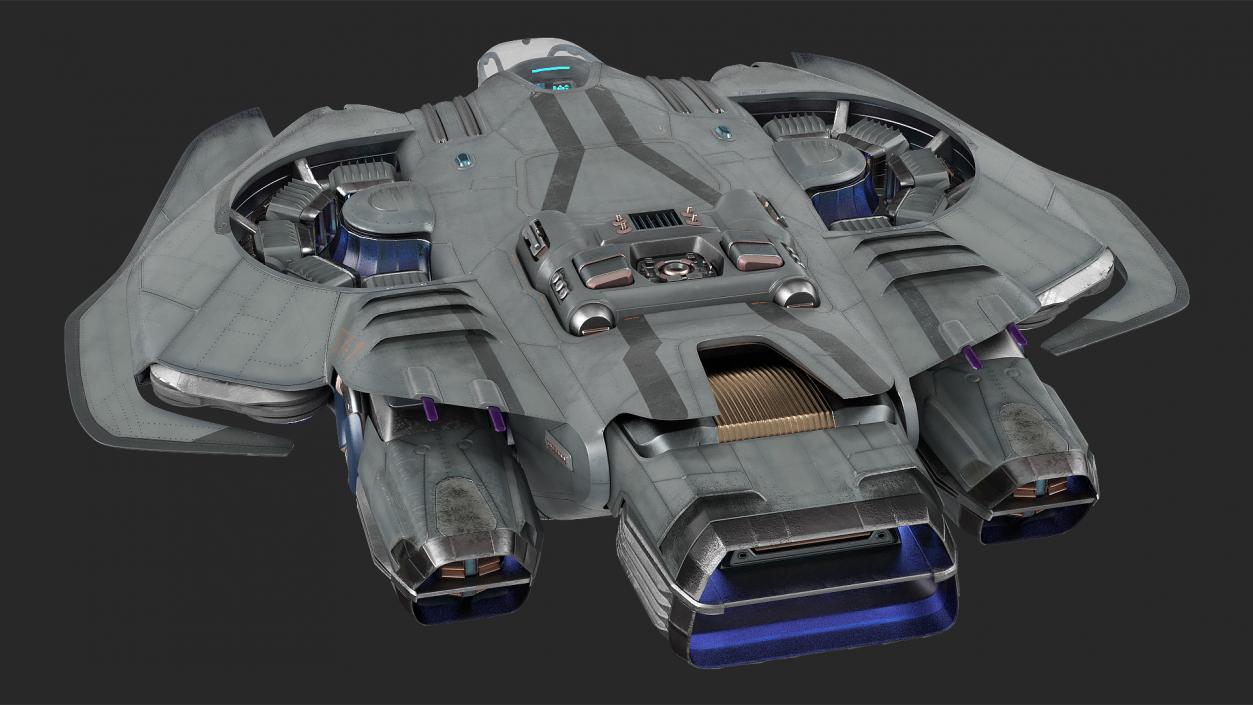 3D model Sci Fi Dropship