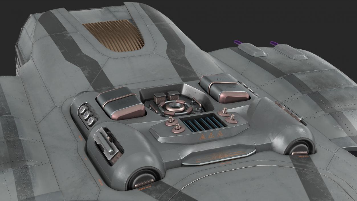 3D model Sci Fi Dropship