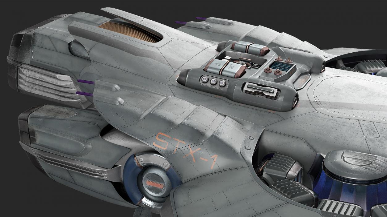 3D model Sci Fi Dropship