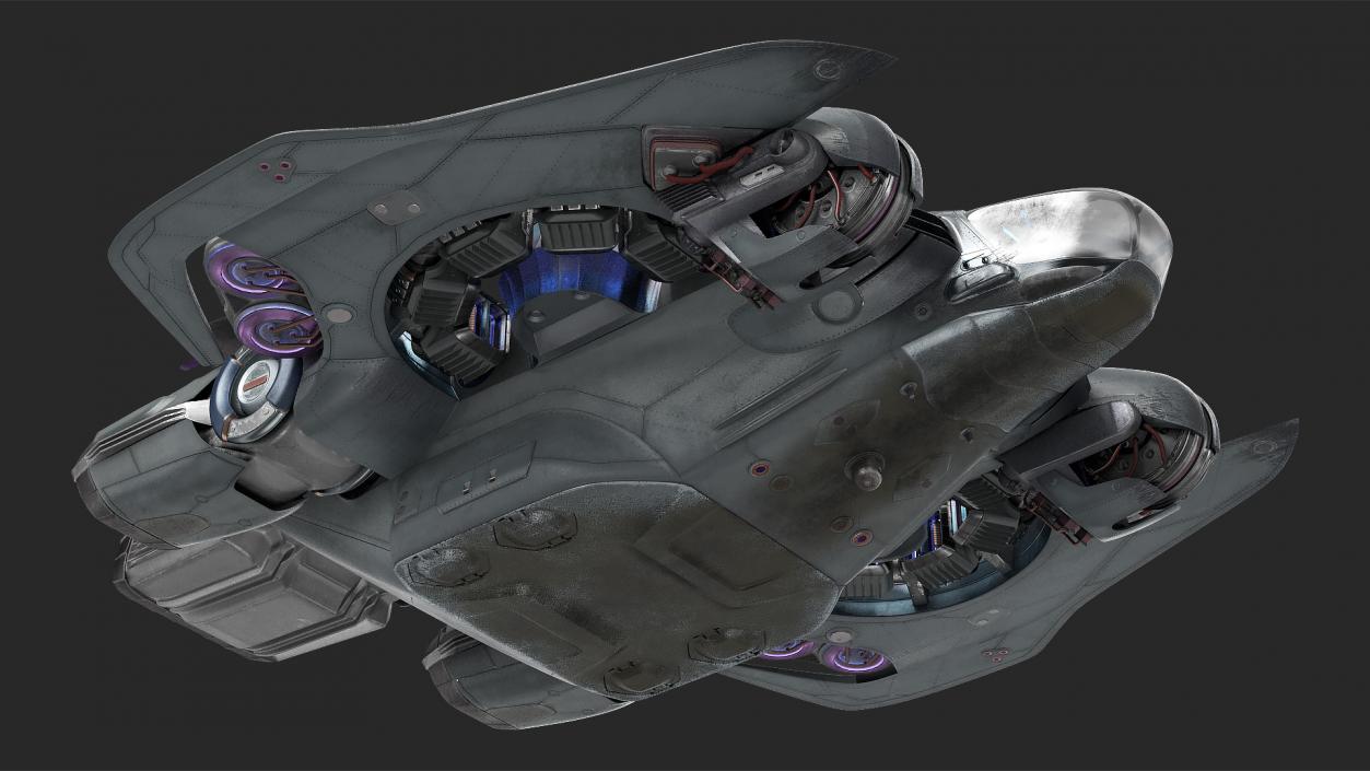 3D model Sci Fi Dropship