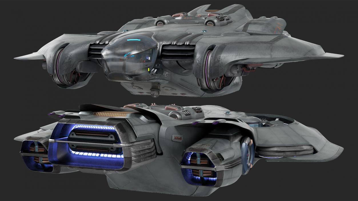 3D model Sci Fi Dropship