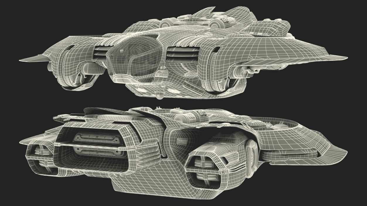 3D model Sci Fi Dropship