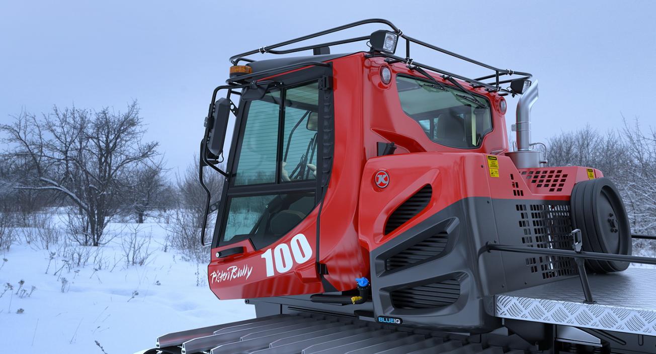 Snowcat PistenBully 3D model