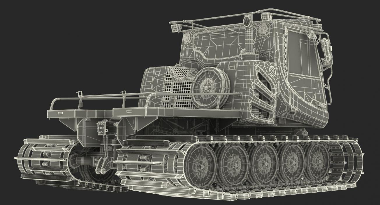 Snowcat PistenBully 3D model