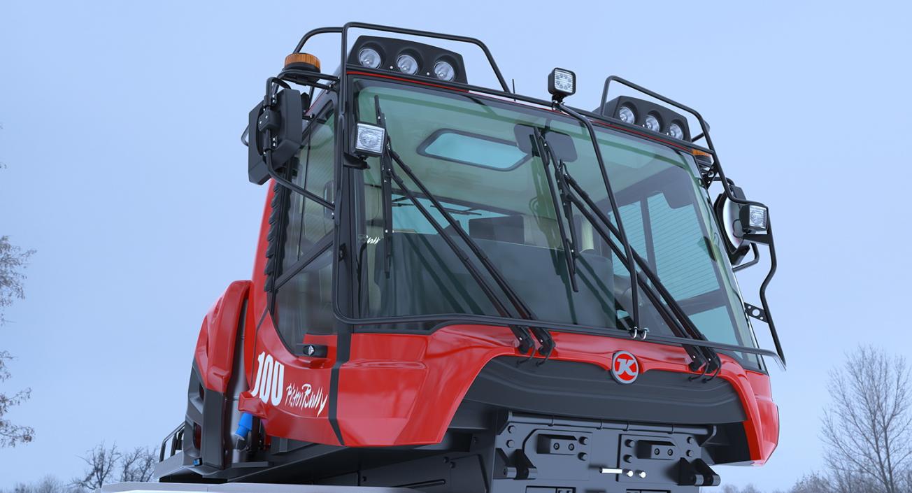 Snowcat PistenBully 3D model