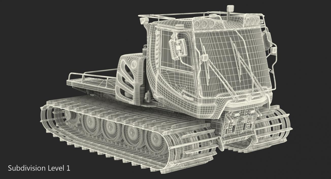 Snowcat PistenBully 3D model