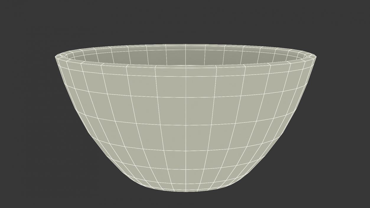 M and Ms Candies in Bowl 3D model