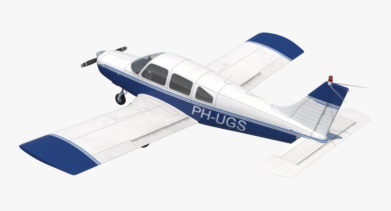 Piper PA-28-161 Cherokee 3D model