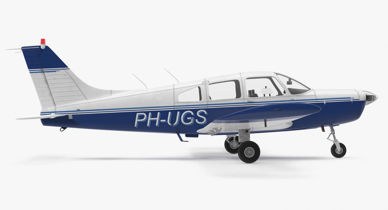 Piper PA-28-161 Cherokee 3D model